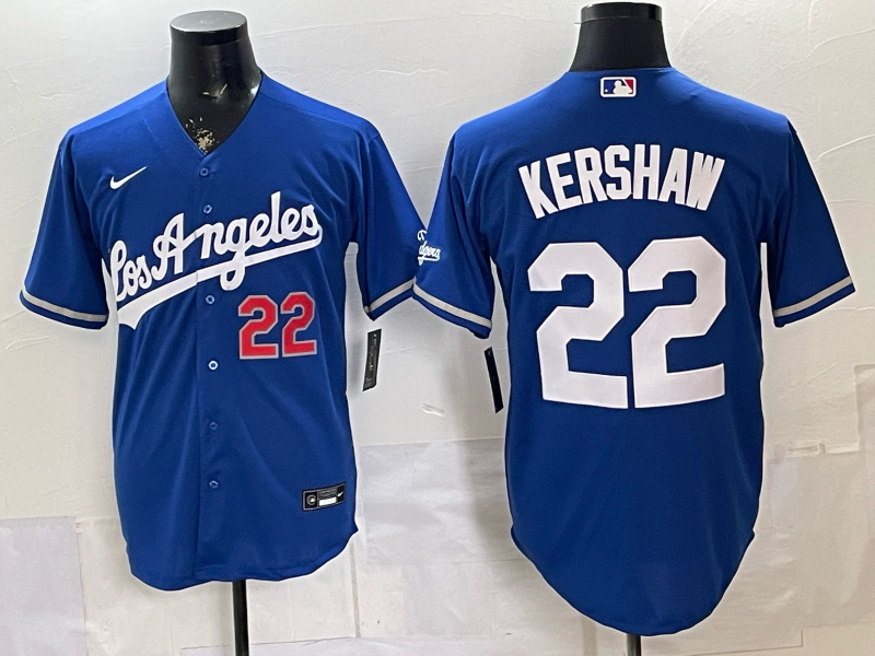 Men Los Angeles Dodgers #22 Kershaw blue Game 2026 Nike MLB Jersey 04010004